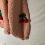 Luna Ivy: Pink Cherry Embellished Sweater Photo 6