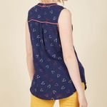 Modcloth Cafe au Soleil wishbone retro blouse Photo 1
