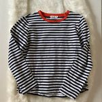 Mod Ref Mod Red Navy White Stripes Long Sleeve Top Photo 1