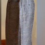 Mary Ann Restivo Vintage Midi Gold Brown Blue Purple Mini Stripes Skirt SZ 12 Photo 3