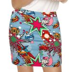 Royal & Awesome Women’s Partoon Ladies Mini Skort Skirt High Rise Multicolor 12 Blue Photo 0