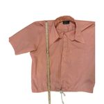 Vintage TownCraft Women's Peach Button Down Shirt Size 18 Dead stock 80’s Pink Photo 5