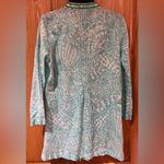 Lilly Pulitzer  Sarasota Beaded Tunic Top in Shorely‎ Blue & Sea Cups Size XS Photo 6