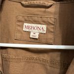 Merona Women's Brown Bomber Jacket Photo 1