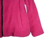 NVLT Womens M Berber Faux Shearling Fleece Hooded Jacket in Valentino Pink NEW Size M Photo 6