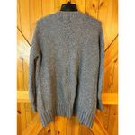 Olive & Oak  Gray Open Front Long Knit Cardigan Front Pockets Size Small (5031) Photo 5