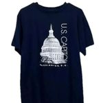 Washington D.C. capital tshirt US capital unisex graphic tee shirt 100% cotton Blue Size M Photo 0
