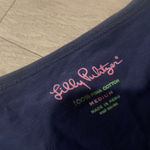 Lilly Pulitzer Elegant Navy Blue Women's Top Photo 1