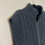 Diane Von Furstenberg  Wool Cashmere Textured Full Zip Vest‎ Size Medium Large Photo 1