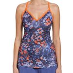 Grand Slam Active Floral Splatter Tennis Tank Top Top NWT Purple Size L Photo 7