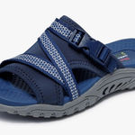 Skechers  Reggae Slide Thru NWT Sandals Size 9 Machine Washable Adjustable Straps Photo 0