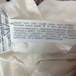 ZARA NWT High Rise Pleated Wide Leg Cotton Pants Medium Pockets Solid White Photo 6