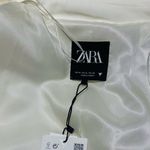 ZARA Blogger’s Fav Oyster White Straight Cut Out Blazer with Lapel Collar Sz XL Photo 14