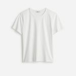 Madewell NWOT Cotton Perfect Crewneck White TShirt Women XXS and Small Photo 4