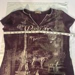 Canyon River Blues Blue Canyon Paris Top Womens Sz PX Photo 2