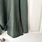 Parenti's Forest Green Cashmere Open Cape Blazer Cardigan Sweater Small Minimal Photo 4