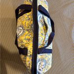 Canvas tote bag with a yellow and black Victorian cat pattern Photo 5