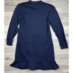 Derek Lam 10 Crosby Camden Dress Sz S Blue Dropped Shoulder Sweatshirt NWOT $295 Photo 7