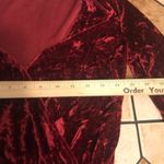 Bebop  crushed red velvet romper size small cute festival y2k Photo 10