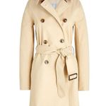 J.Crew Factory Women's Classic Light Khaki Trench Coat Tan Size 14 Photo 0