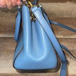 Michael Kors Michael‎ Kors Womens Leather Studded Crossbody Handbag Denim Sky Blue Medium Photo 4