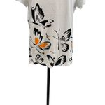 Adidas x Farm Rio Graphic Tee Shirt Top Butterfly Print White Size XL Photo 3