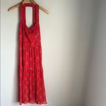 MARISSA WEBB Seraphina Print Dress 6 Red Photo 2