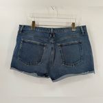 Good American  Good '90s Cutoff Denim Shorts GNIS602T Blue645 size 15 Photo 3
