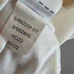 Athleta  Designed in SF White Rounded Neck Tee T-Shirt Top Small Photo 4