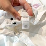 AGOLDE Parker High Rise Button Fly Crop Straight Leg Jeans White 27 / 4 Photo 7