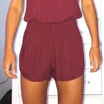 Brandy Melville Burgundy Romper  Photo 0