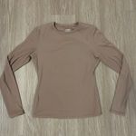 Long sleeve fitted top Brown Photo 0
