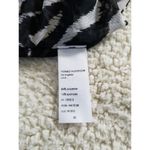 Naked Wardrobe  Wrap Top Black & White Zebra Print Sheer Mesh Crop Top Size M Photo 6