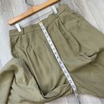 Reformation Mason Pant pleated wide leg womens Green (size 12) minimalist office Photo 7