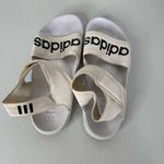 Adidas  White Adilette Sandals Size 8 Photo 2