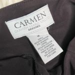 Carmen Marc Valvo  brown dress sz Medium Photo 3