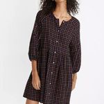 Madewell ‼️ Plaid Flannel Button-Front Shirtdress‼️ Photo 0
