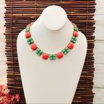 J.Crew  Colorful Choker Style Necklace Lucite Photo 1