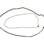 Double Necklace Set Vintage 70s 80s 90s Jewelry Pendant Everyday Classic Black Photo 3