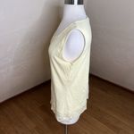 Vtg Shaver Lake Tank Top Size XL Yellow Lace Hem Jeweled Neck Coquette Soft Girl Photo 6