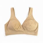 Motherhood Maternity NWOT Nursing Wrap Sleep Bra Oat M Photo 4