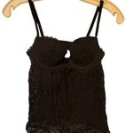 Victoria's Secret  Black Sheer Lace Negligee Photo 0