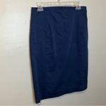 EXPRESS  Design Studio Solid Pencil Skirt Dark Royal Blue Size 8 Photo 2