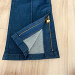 Escada Classic Blue Women's Jeans With Zipper Heart Detail Size 38 Photo 3