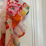 SheIn Cottagecore Patchwork Crop Top L | Tomato Lemon Strawberry Fruit Ruffle Blouse Photo 2