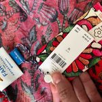 Farm Rio NWT One Shoulder Tropical Floral Red Cropped Top M Photo 18