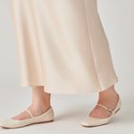 Ballet Flat White Size 8 Photo 2