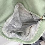 Sage Green Faux Leather Crossbody Bag Women’s Adjustable Strap Tassel Pocket Photo 12