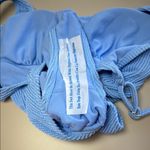 Kona Sol  Blue Ribbed One Piece Swimsuit Photo 8