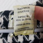 American Vintage ICE Women's 8 Black, White, Blue Geometric Sheath, Knit, Vintage Dress Photo 5